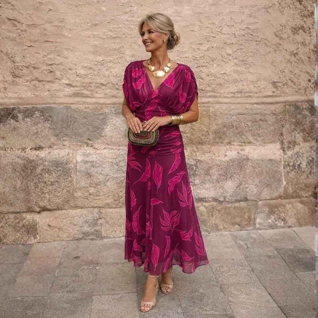 Vestido Maxi de Hombros Descubiertos - Leonor