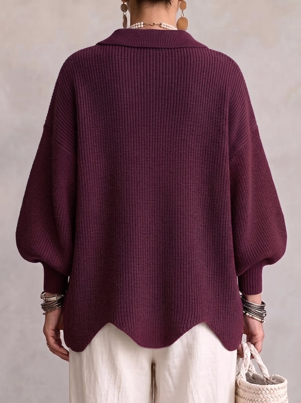 Cárdigan Oversize que Abriga sin Abultar - Consuelo